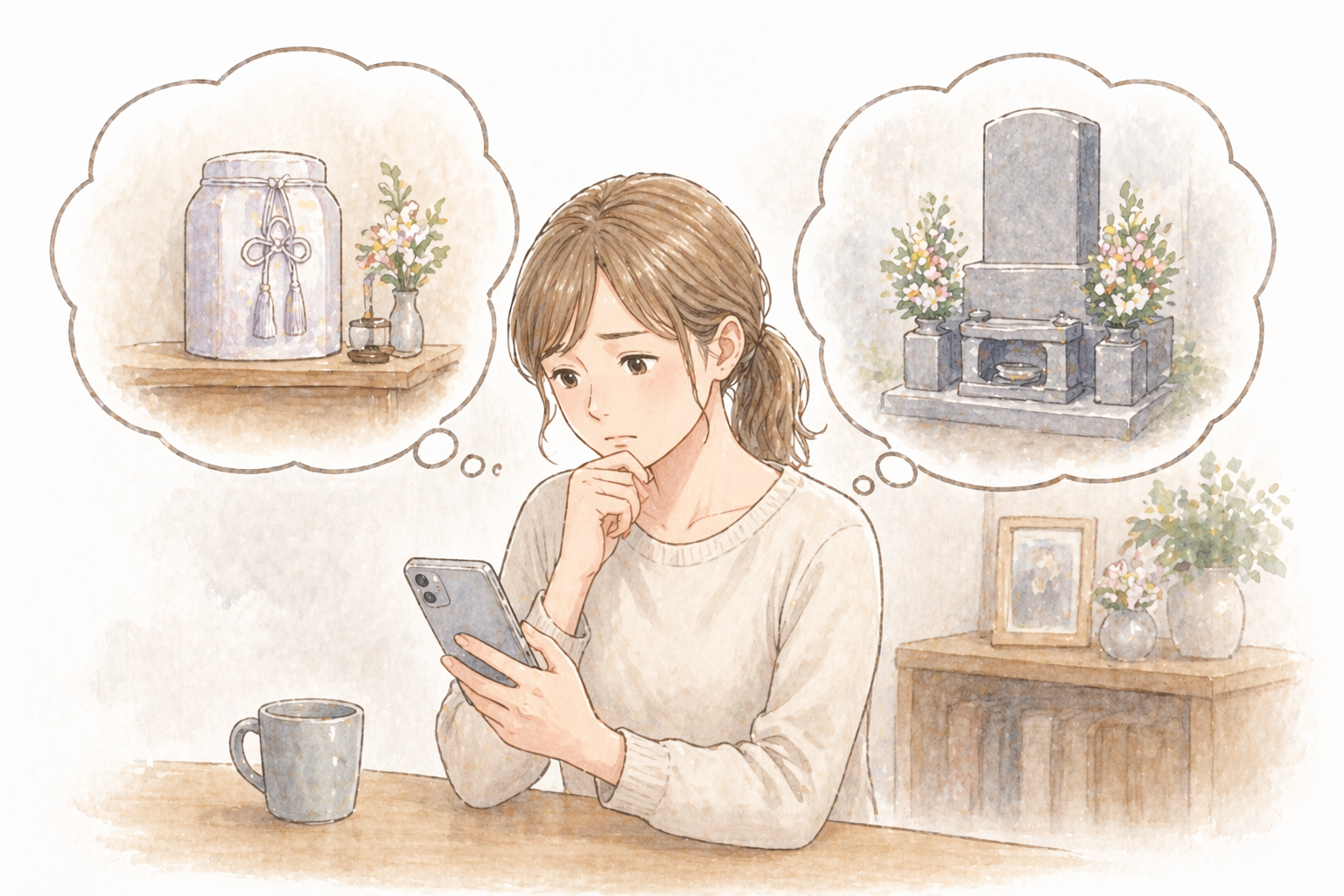 遺骨を自宅に置くのはよくない？「家にお墓がある」と言われる理由と実際