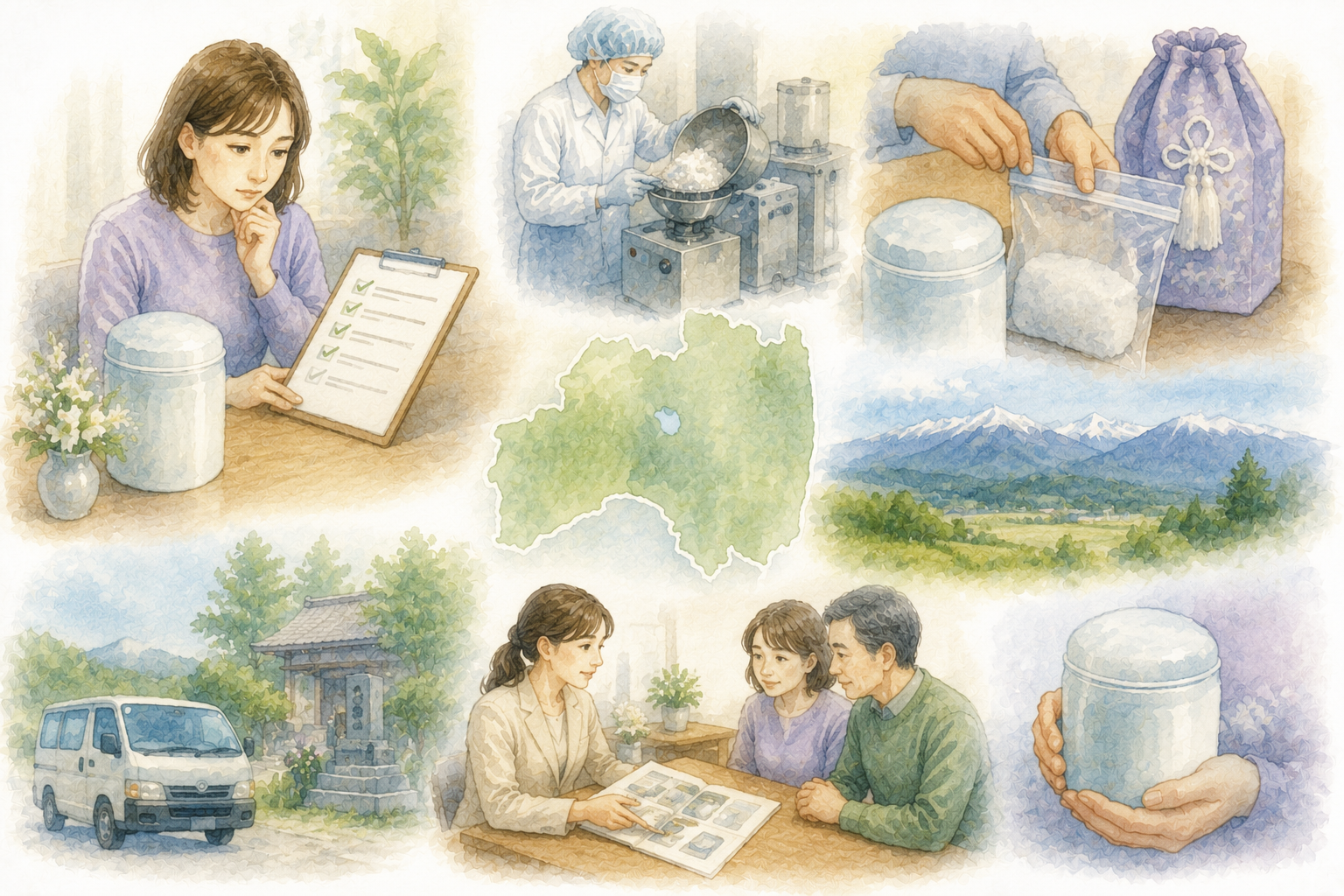 福島県で粉骨を依頼する時に確認したいポイント