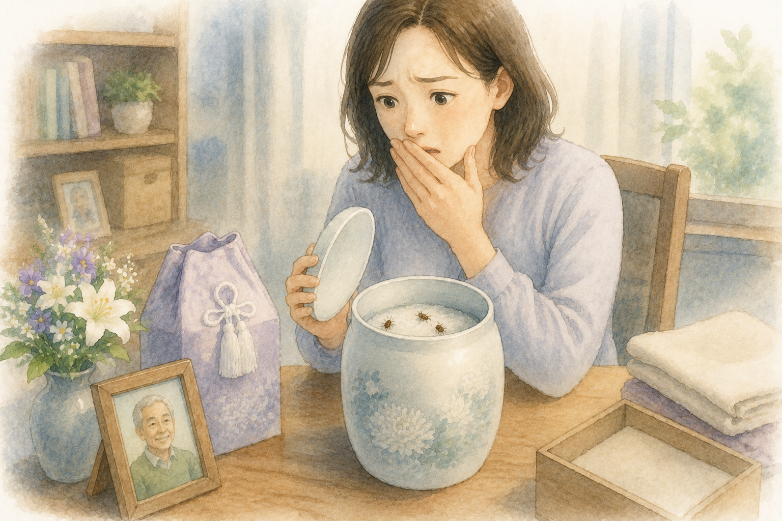 遺骨から虫が湧くって本当？保管時に気をつけたいこと