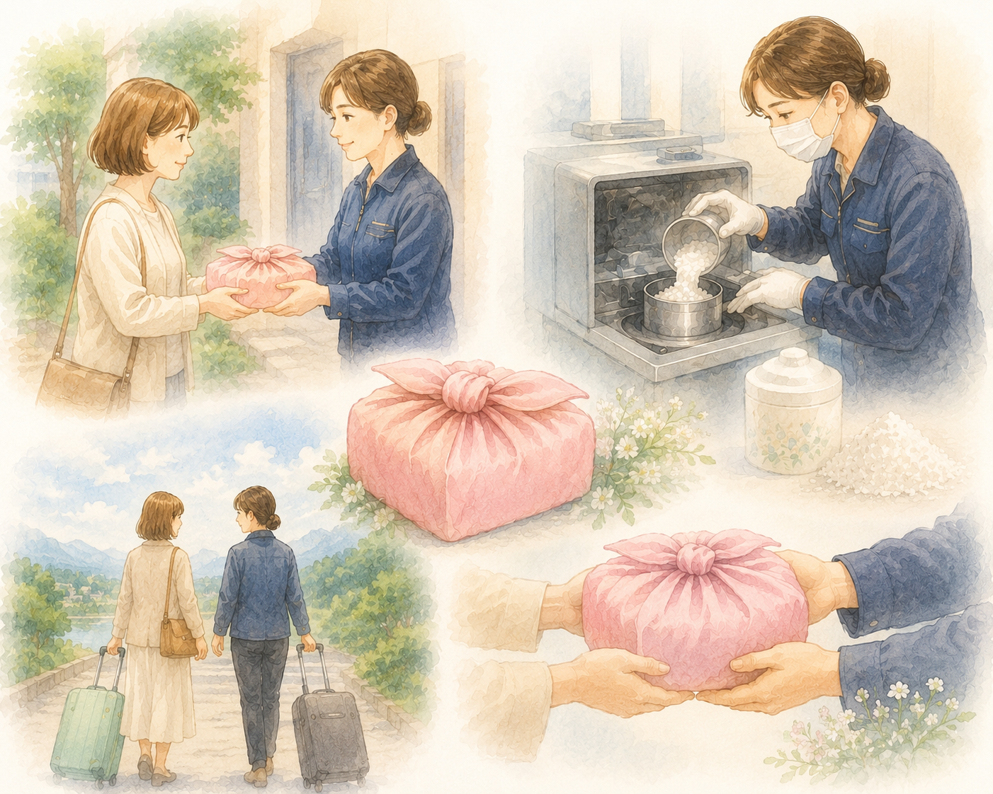 粉骨に立ち会いは必要ですか？ご家族様のご都合に合わせて対応いたします